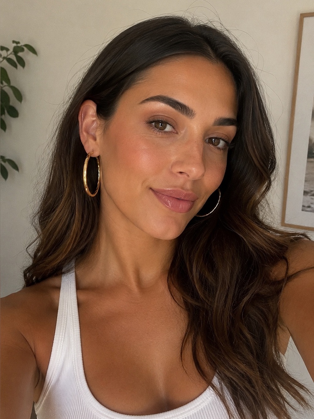 BCBGeneration Rose Gold Hoop Earrings